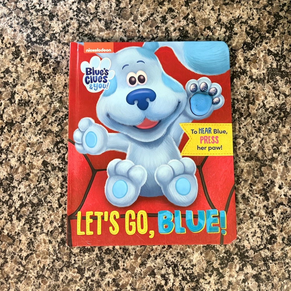 Nickelodeon Blues Clues & You Lets Go Blue Interactive Sound Board Book 2020